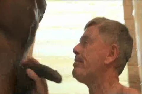 TWO black man poke oldER