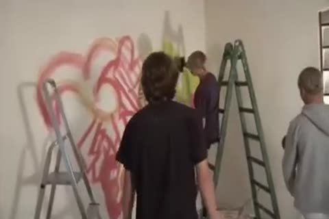 twinks Foursome plowing Relaxation At Work