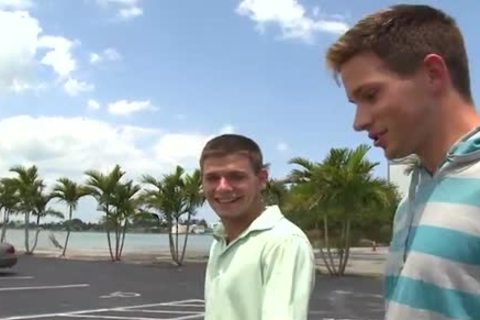 Parking Lot screwing With Two lustful dilettantes