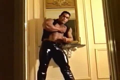 dirty MUSCLE LEATHER PANTS