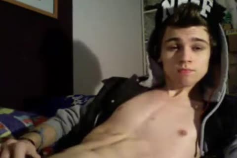 Biting His Lip And Makes Aface while Cumi