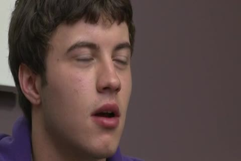 Justin Blakely Using dildo