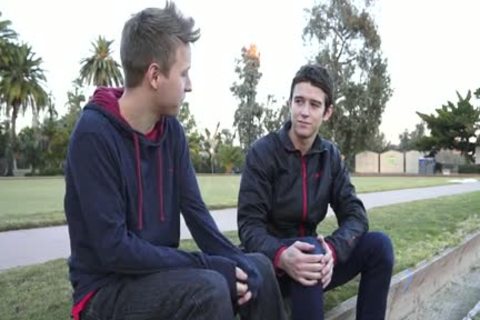 Evan pokes Noah