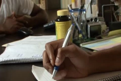 A twink With Two black boys Who Want Blowjobs