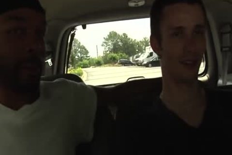 Aiden McAllister Handles Two dark cocks