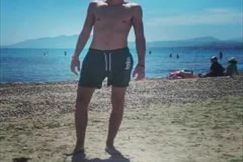 Greek built man,stunning Bubble butthole & naughty cock