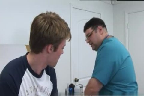attractive lad receives Medical Examination