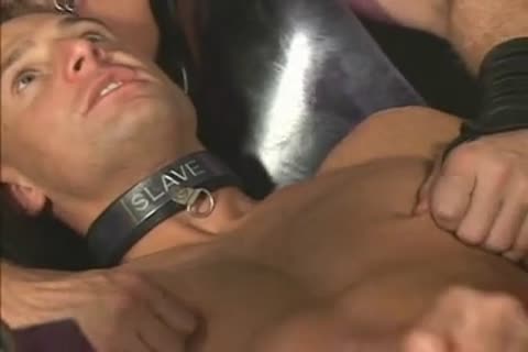 Leather males Fist slam