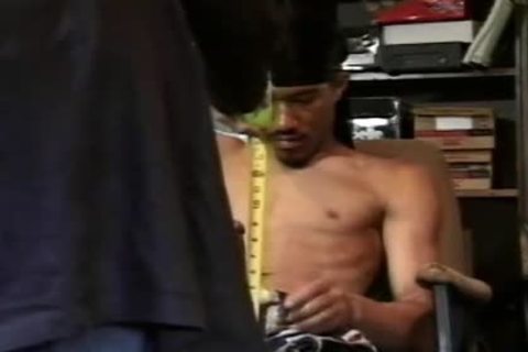 Thug Jacking Off His Monster Wood