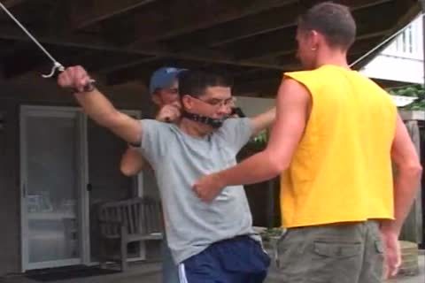 3 yummy homosexual men Play A Little bdsm !!!