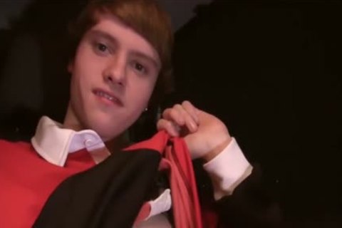 big Wide Tool bald wanking For The Camera And Spilling cum