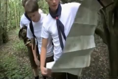 lewd Scouts unprotected three-some