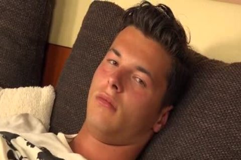 Shy young College boy