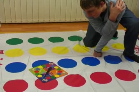 Davey Likes To Play Twister Alone And In Nature's Garb