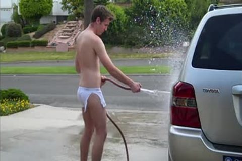 Boner lad in nature's garb On The Public Street