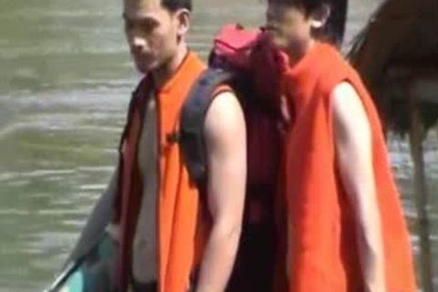 Thai males naked On A River