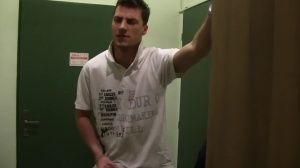 An non-professional lad from Prague jerks off and spunk