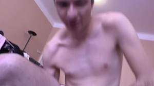 A young straight chap from Czech got nailed hard