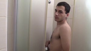 The lad with a skinny body and innocent face