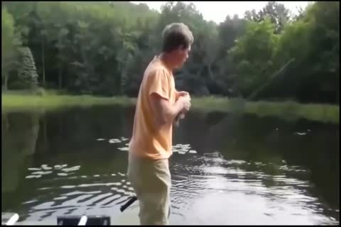 Redneck Shoves Bottles Up His wazoo