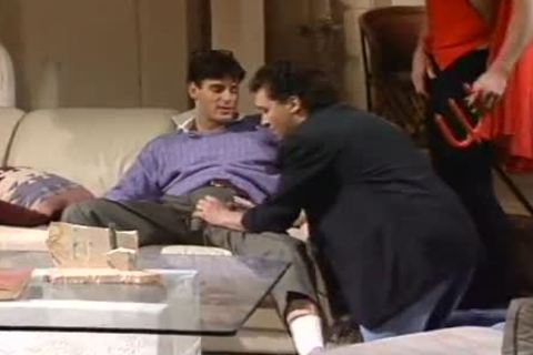 Classic-Halloween ramrod engulfing Scene W Vintage Hunks