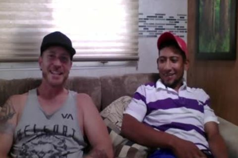 Straight Latino Construction Worker receives First cook jerking From A chap (Martin 2)