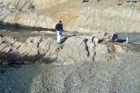 teen hammered By old Arab man In Nature