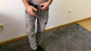 Balding young twink with hairy legs gets nailed in POV