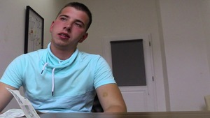 Goofy-faced chap enjoying CBT during POV anal