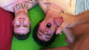 His lustful friend gets pimped out in a sexy homo scene