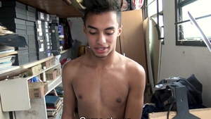 Latin Leche - Hairy straight guy bareback butt sex