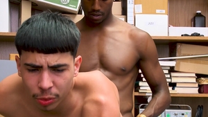 YoungPerps - Young latino officer enforcement in the store