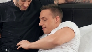 DrillMyHole.com: Ace Quinn giving head for Bo Sinn big penis