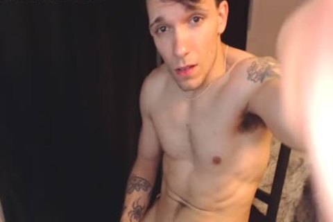 skinny 24yo Canadian teen Jon Strokes His large cock And sperm