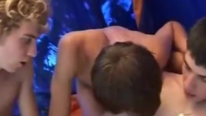 group teens In A Tent unprotected plow Blowjon And cumshot