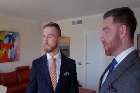 gay Suit blow job And butthole