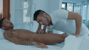 NoirMale: Dante Colle next to Leon Reddz