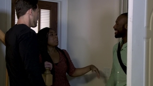 IconMale.com - Troy Accola next to muscled Billie Ramos