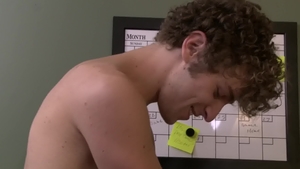 IconMale.com: College dude Calvin Banks blowjob cum scene HD