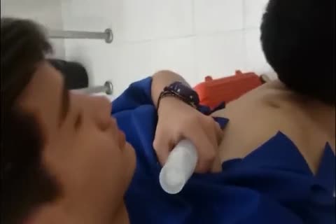 Two Chinese twink allies Give In To Their ass lust