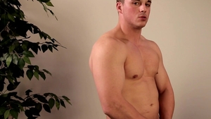 Next Door Male: Solo caucasian Lucas Johnson masturbating