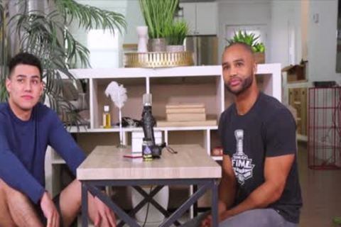 Mr. enormous penis Andre slips His plump penis Into Marcus Von Ryder's arse And hammers It