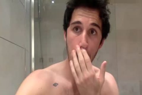teen Touching His wazoo And stroking