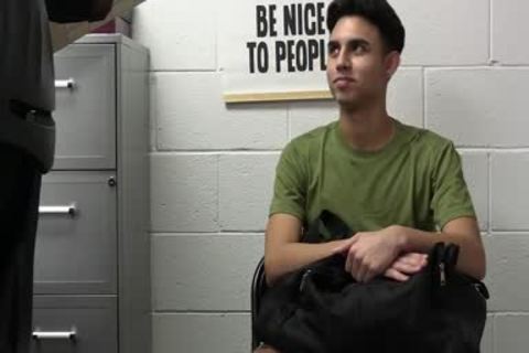 Chase Rivers And Troy Harlow poked With Creampie From Security Guard