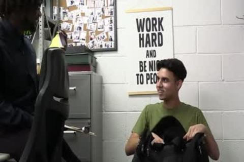 Chase Rivers And Troy Harlow poked With Creampie From Security Guard