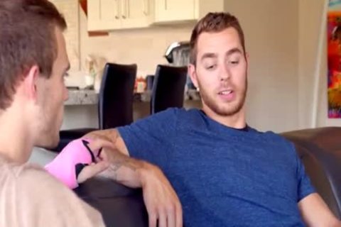 Giving His Buddy A Hand And A naked penis