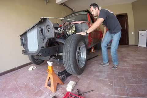 Brock Cooper-Garage wank And sperm