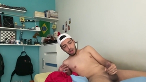 LustForBoys.com: Young wanking in the bed