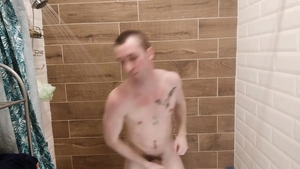 Activeduty - Solo tattooed JV Marx gay cumshot