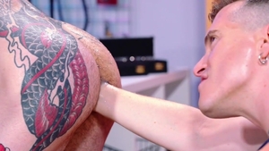 Club Inferno Dungeon - Tattooed gets a buzz out of nailing